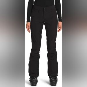 North Face Windwall Snow Pants, Black, Fleece Lined Pockets, Wide Leg, Sz XL